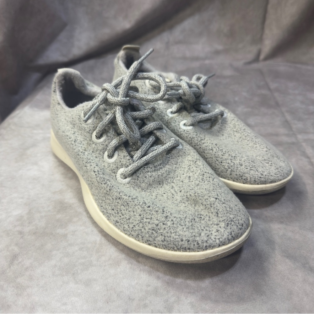 Allbirds Wool Runner Gray Sneakers Women’s Size 7